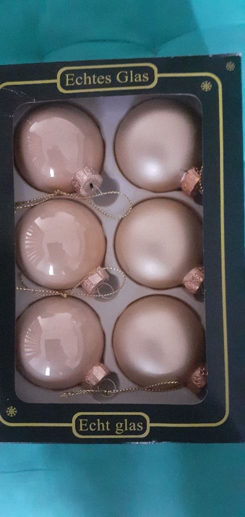 Bombki choinkowe szklane