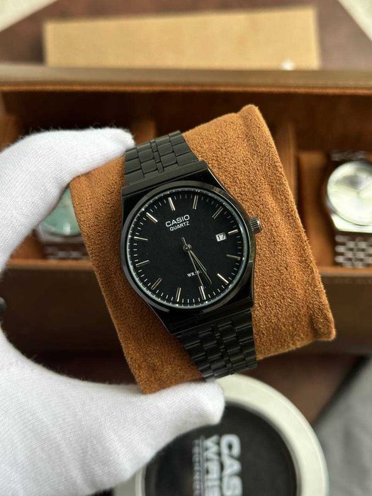 Годинник Casio MTP-B145 total black | Часы наручные vc 01 | Касио A159