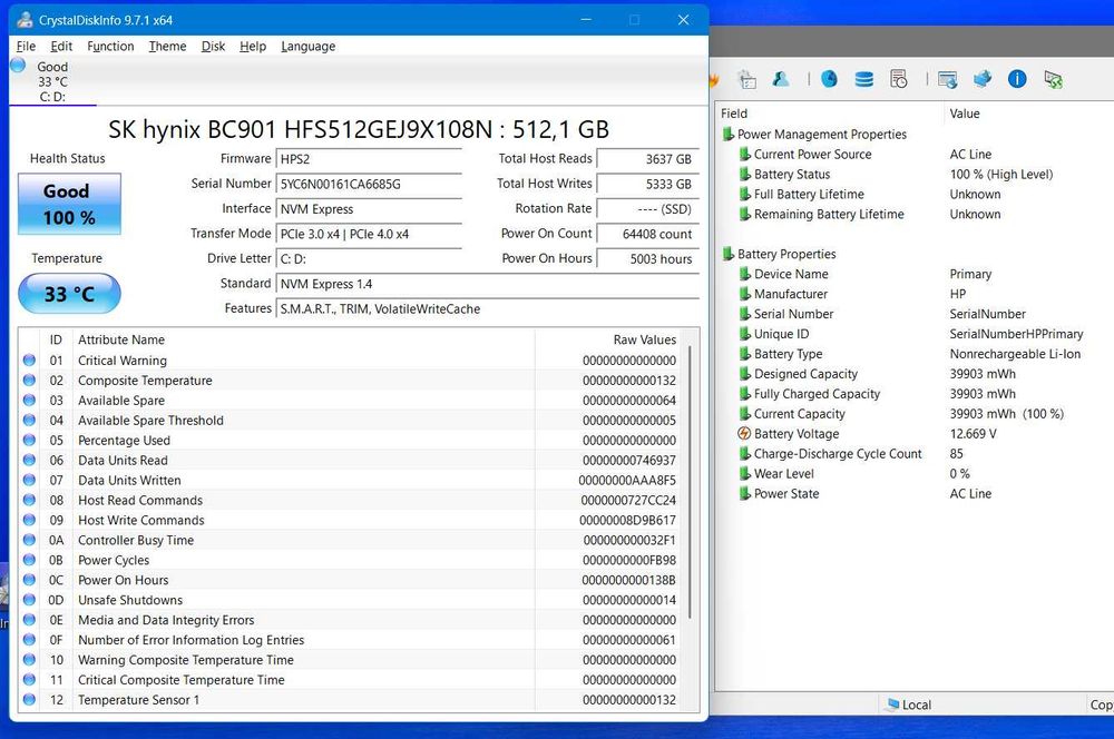 Ноутбук HP 15-fc0023ua 15.6" IPS/Ryzen 7 7730U/16/512GB/95%