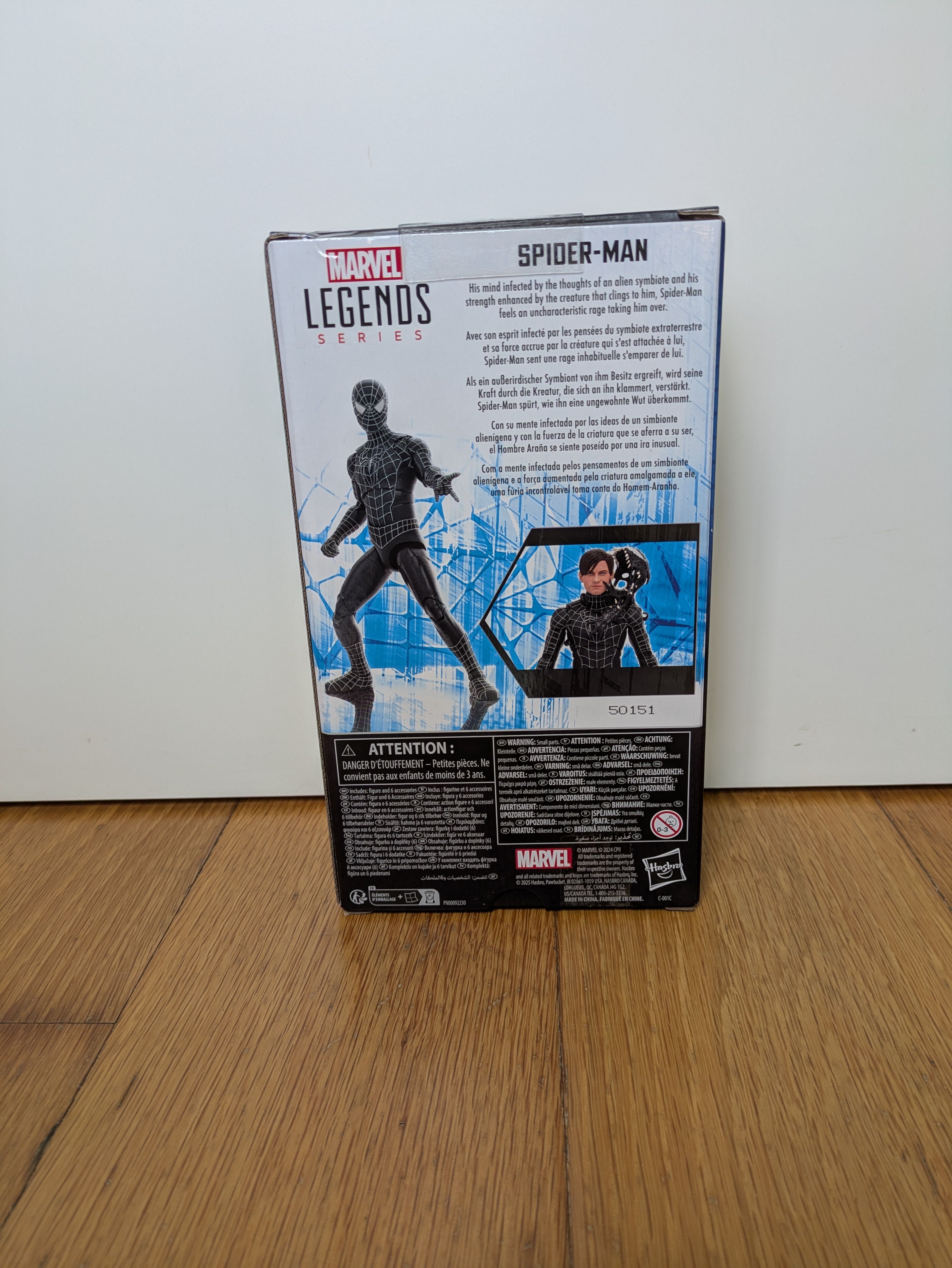 Black Spider Man Marvel legends