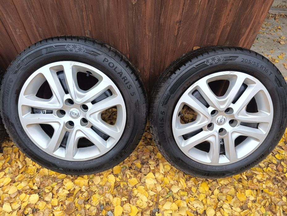 #/#Opony Felgi Koła Opel Astra K 5x105 205/55/16 Zimowe Barum Okazja##