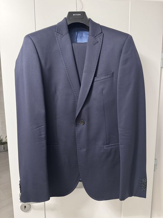 Garnitur Bytom granatowy