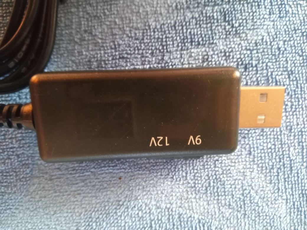 Шнур для роутера, перетворювач DC 5V=>9V, DC 5V=>12V