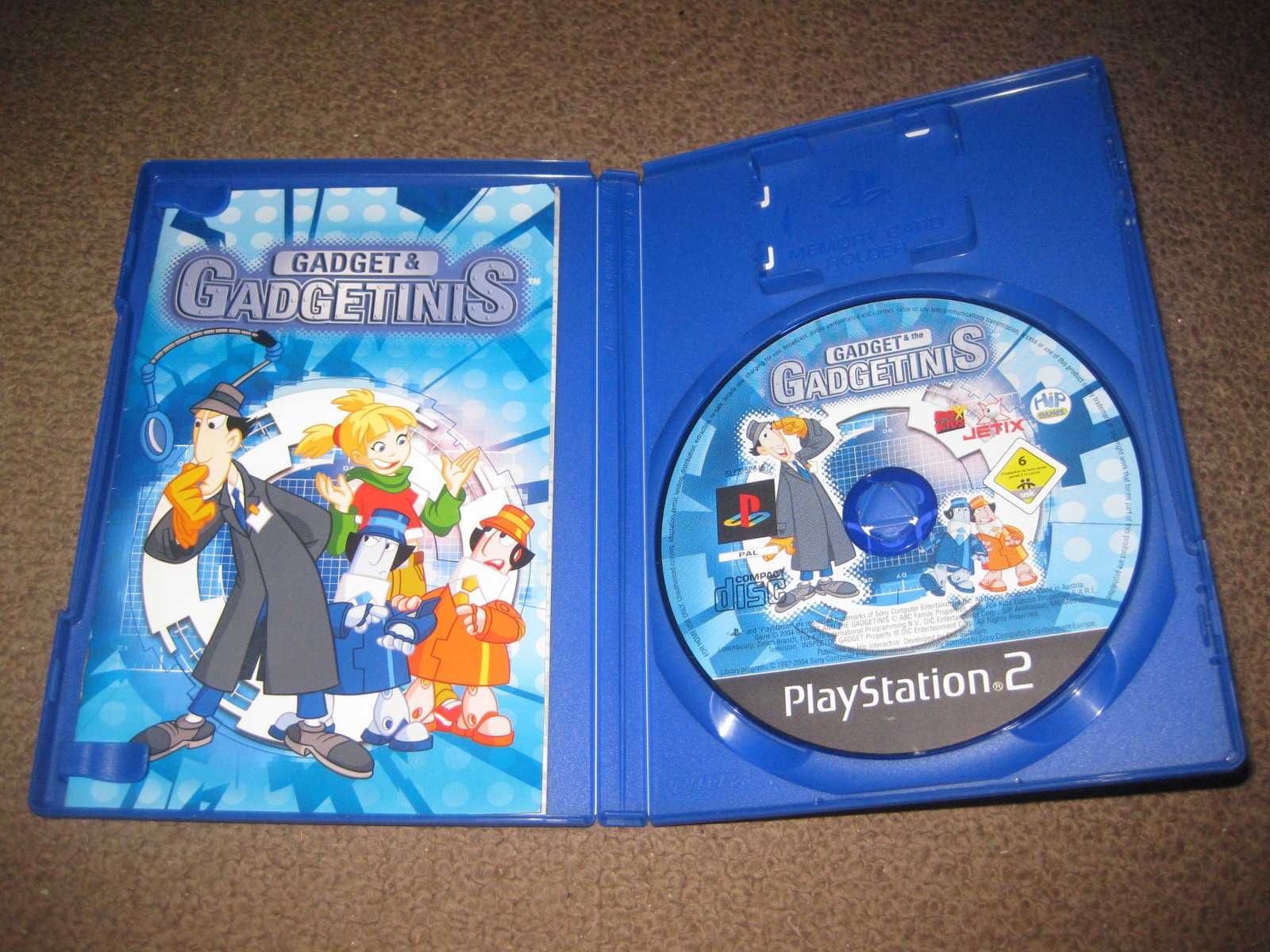 Jogo "Gadget & Gadgetinis" para PS2/Completo!