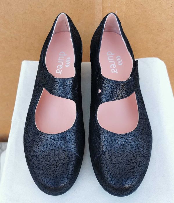 Кожаные туфли босоножки Durea 43 р. На широкую стопу Оригинал