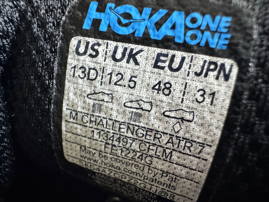 Оригінал Розмір 48 Кросівки Hoka One One Challenger Atr 7 Взуття