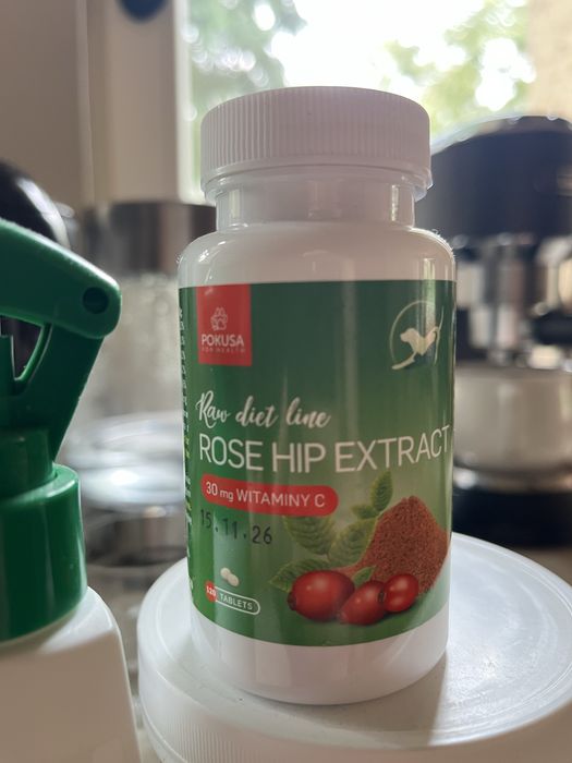 Dzika róża witamina C dla psa i kota Pokusa drogi moczowe odporność