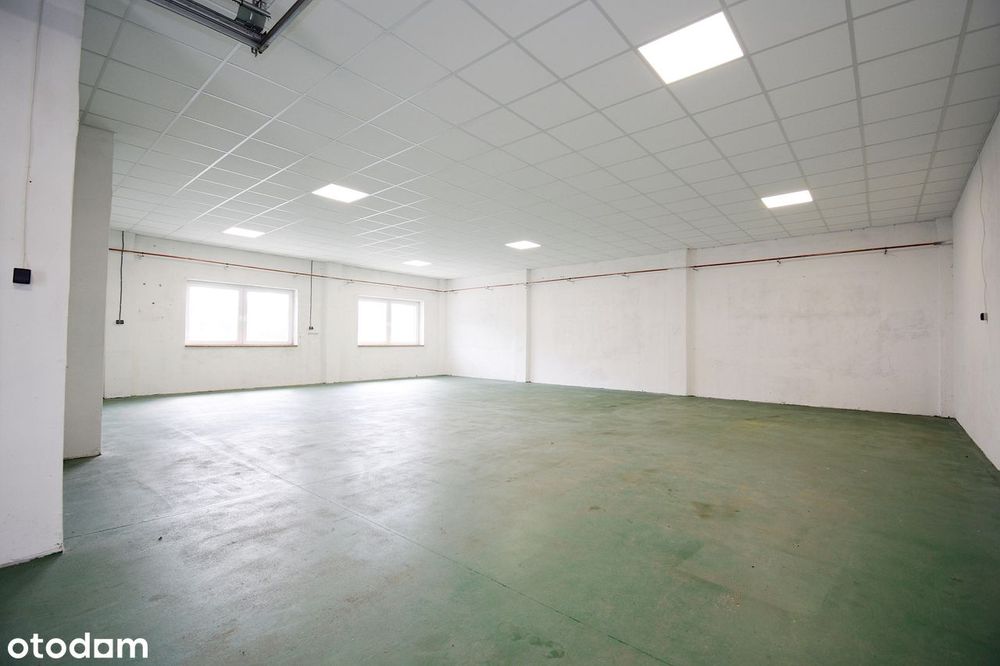 na wynajem hala 156m2 z miejscem biurowym