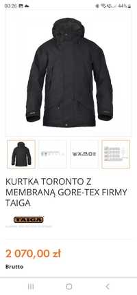 TAIGA Toronto z membraną gore-tex  militarna L