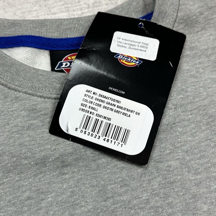 Кофта свитшот с большим логотипом Dickies Okema carhartt размер S-M
