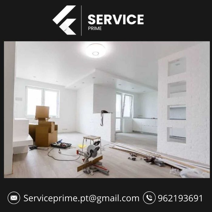 Obras, Remodelações e Acabamentos Orçamento Grátis | Service Prime