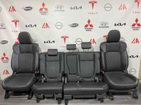 Салон Сидіння Шкіра Mitsubishi Outlander 3 2013 - 2020 гарний стан