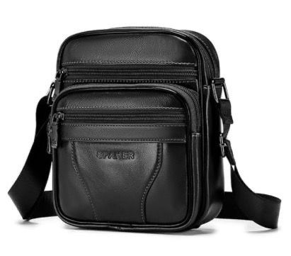 Bolsa multi bolsos em pele nunca usada