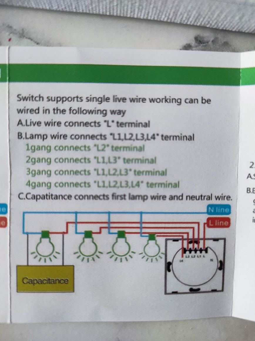 Сенсорний WiFi вимикач  Tuya , Smart Life