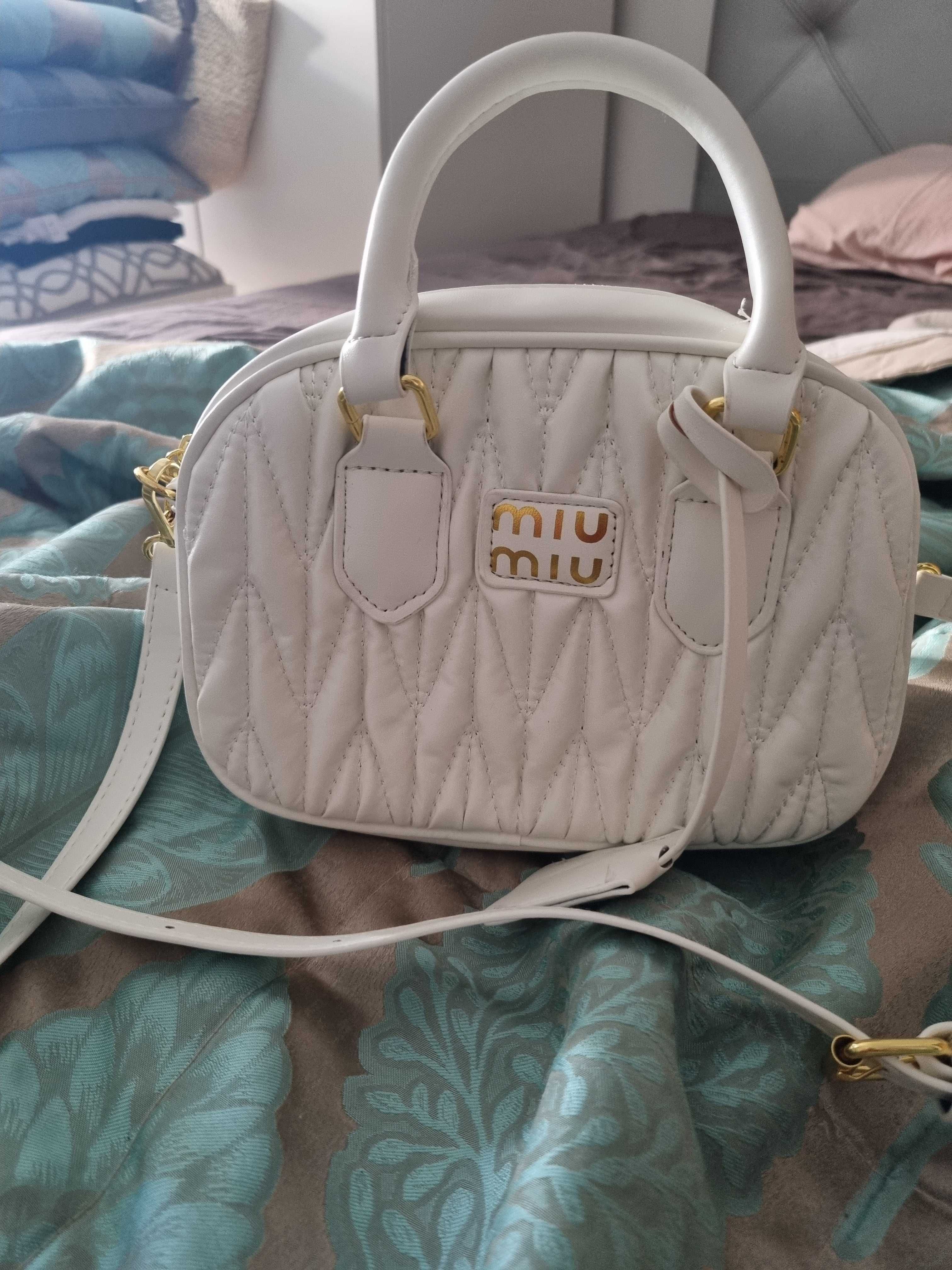 Mala miu miu Branca