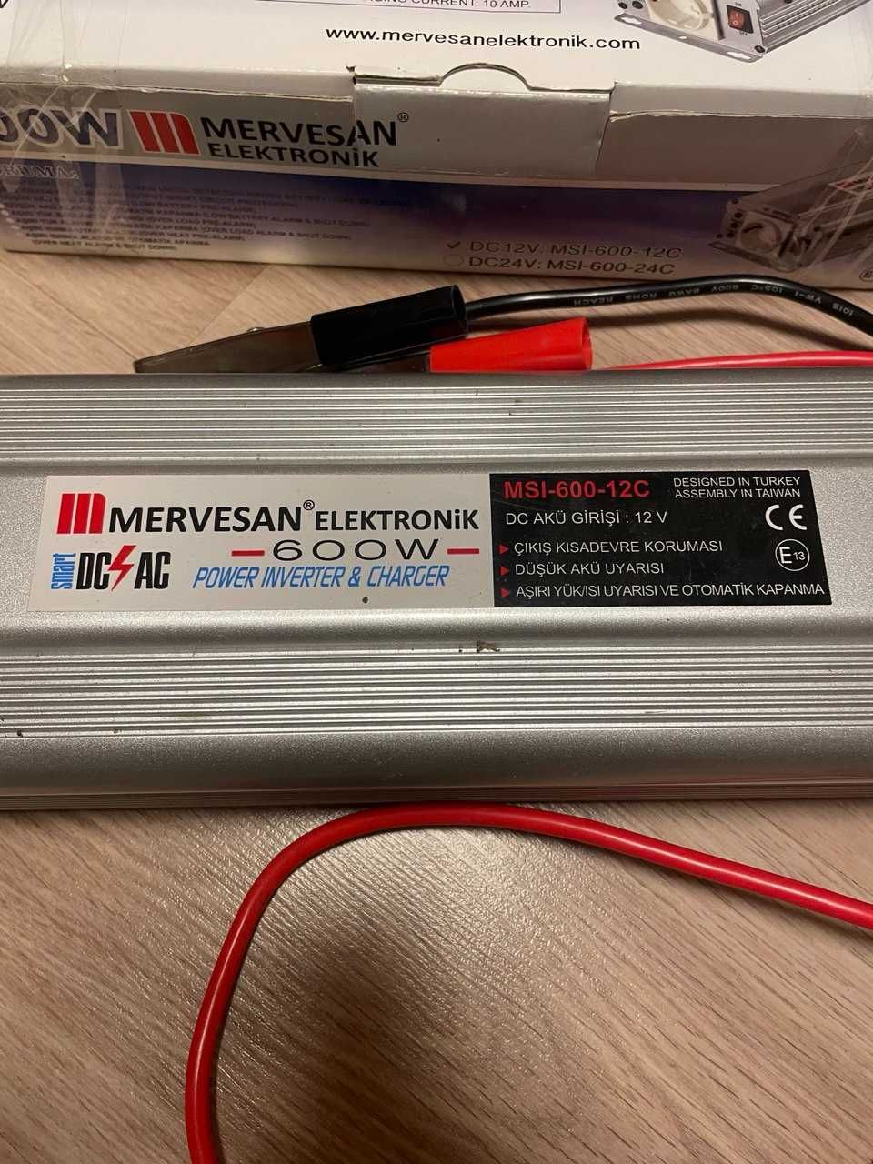 Преобразователь напряжения Mervesan 600 W 12-220 V