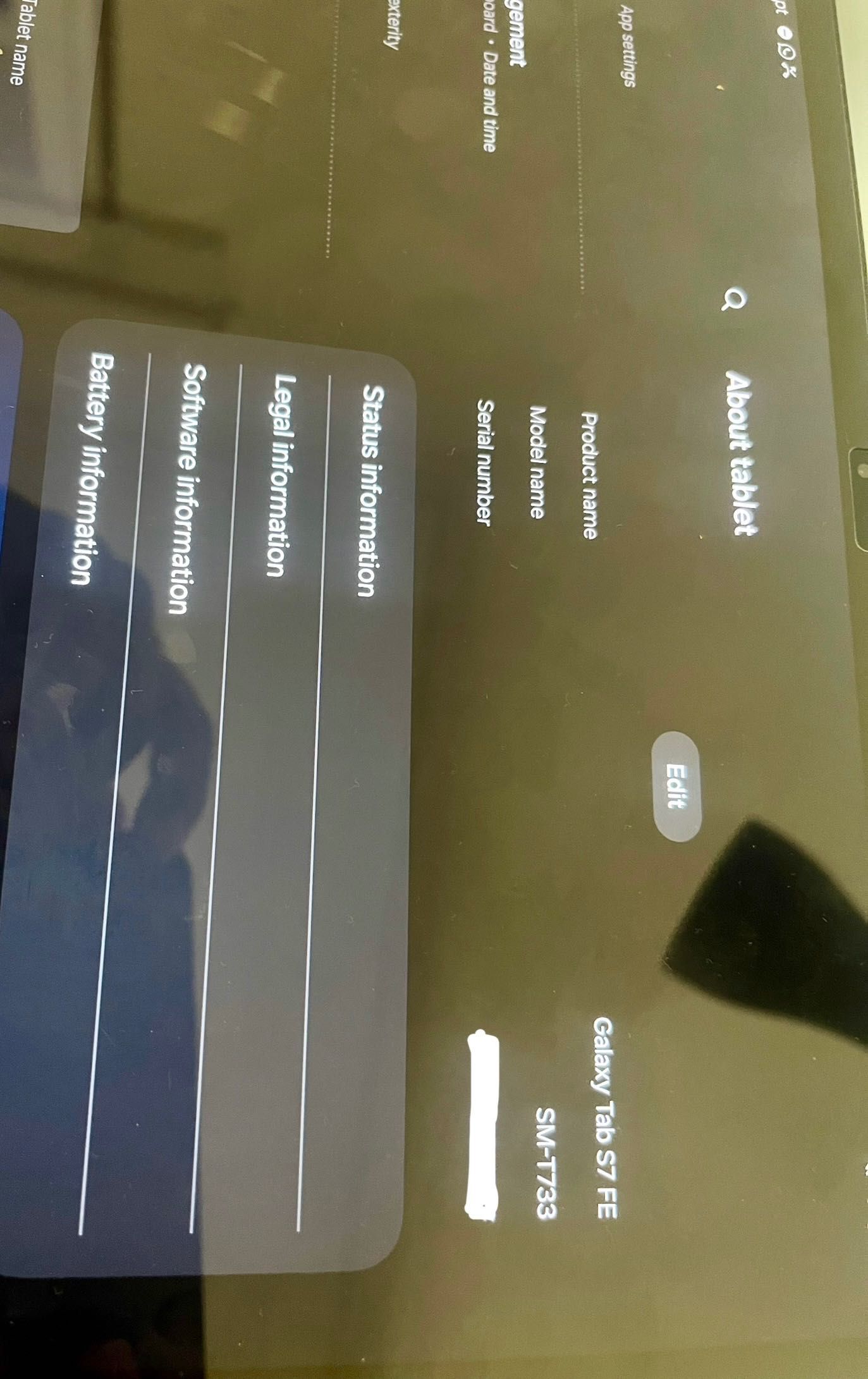 Samsung tab s7 fe