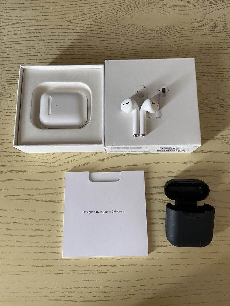 Airpods 2 with wireless charging case ТЕРМІНОВО!