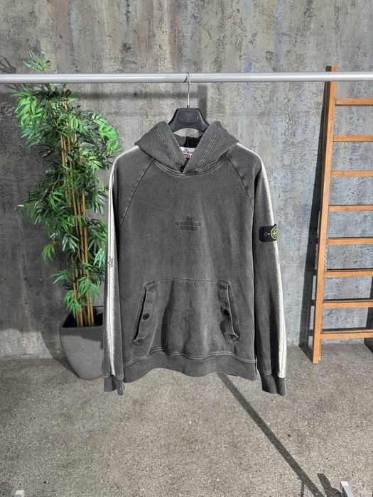 Худи Supreme x Stone Island Stripe Sweat Hooded