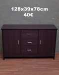 Aparador retro ikea 128x39x78cm