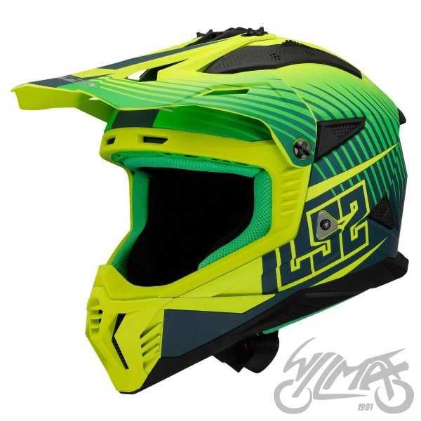 Kask motocyklow LS2 FAST II MX708 enduro motocross