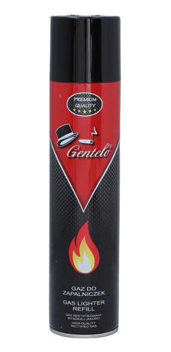 Duża Butelka Gazu do Napełniania Zapalniczkii Palnika Gentelo 90 ml