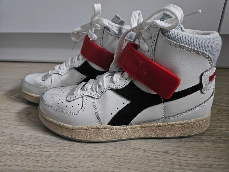 Nowe Białe wysokie sneakersy 36 Diadora MI Basket