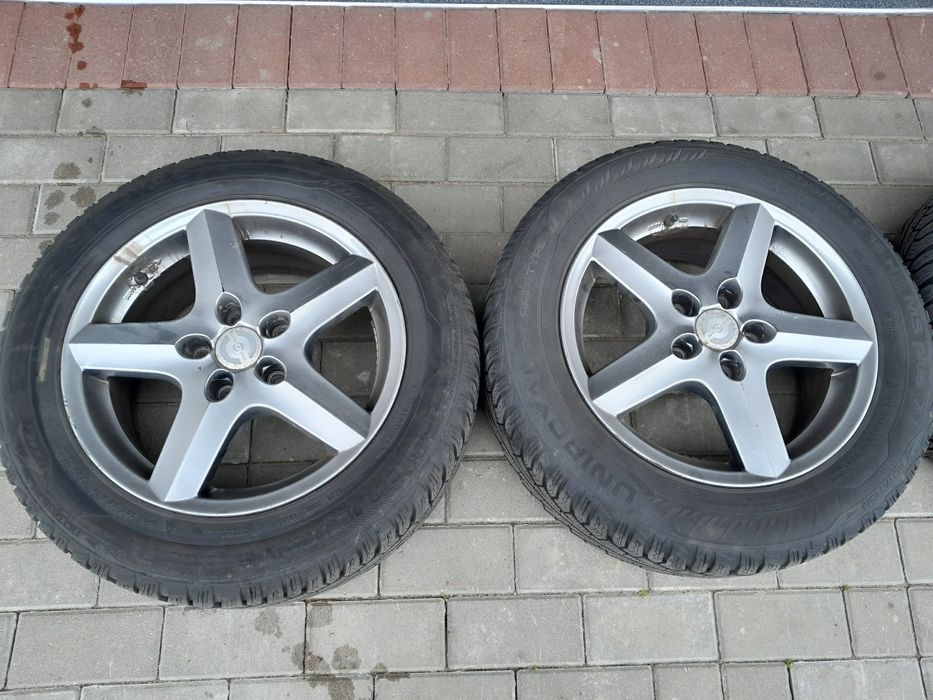 Alufelgi 16" 5x114,3 + opony zimowe 205/60/16 Unirolay Toyota