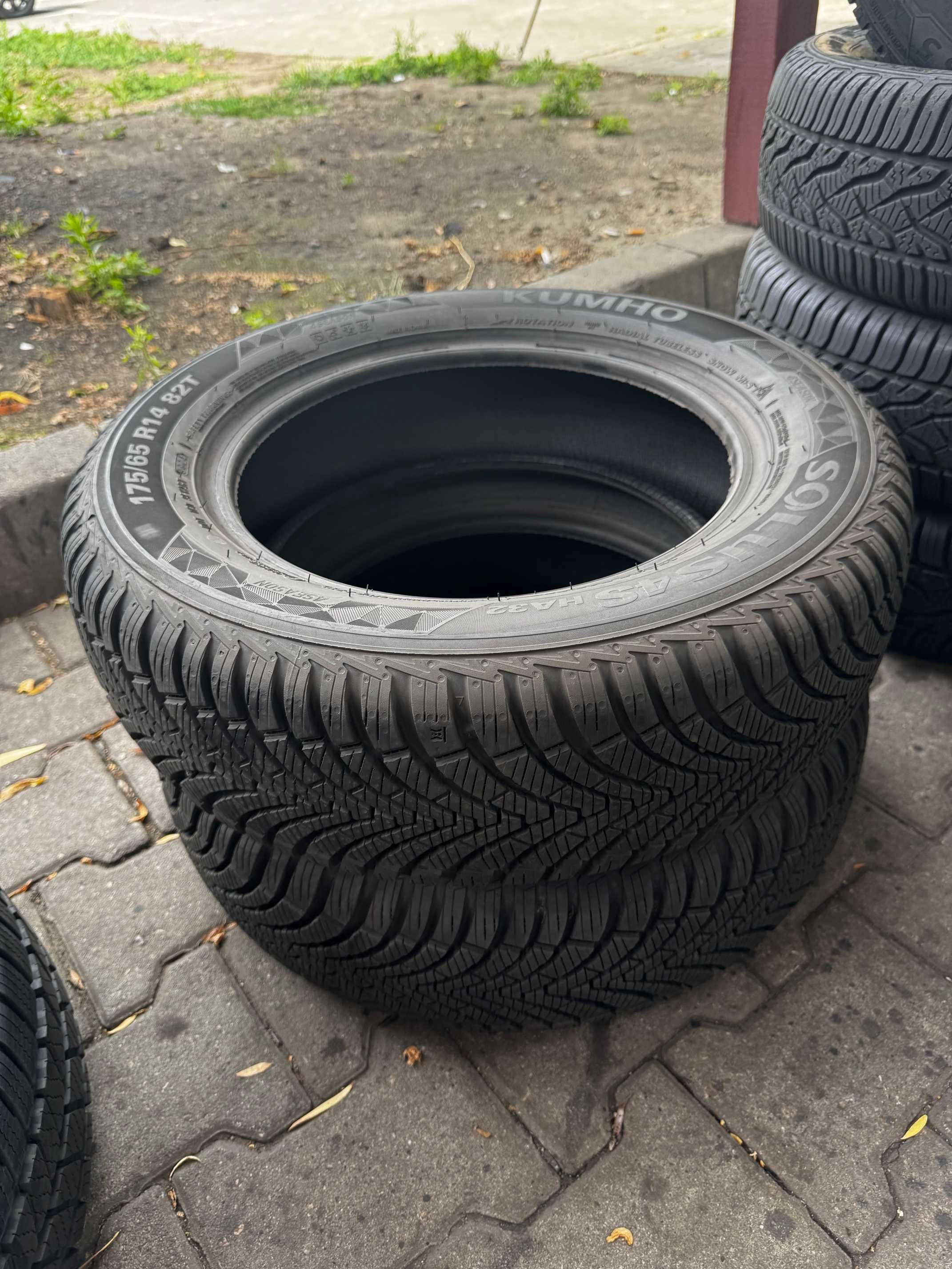 Opony Wielosezonowe 175/65/14 175/65R14 Kumho Jak Nowe Wrocław