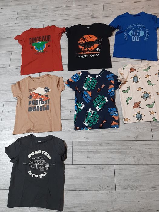 T-shirty chłopięce rozm. 134-140, paka 20 szt.