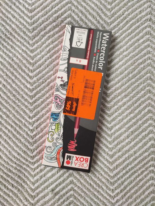 Kredki akwarelowe 8 szt Crea Box Watercolor Pencil