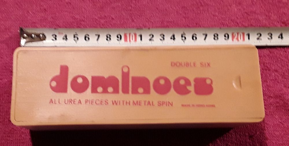 Jogo dominó vintage "Double six", como novo!