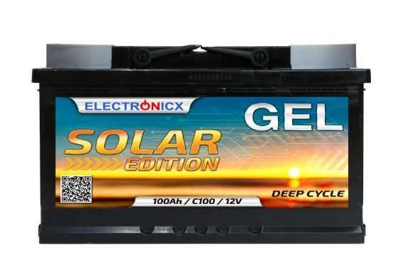 Гелевий акумулятор Electronicx Solar Edition batterie 100AH 12V