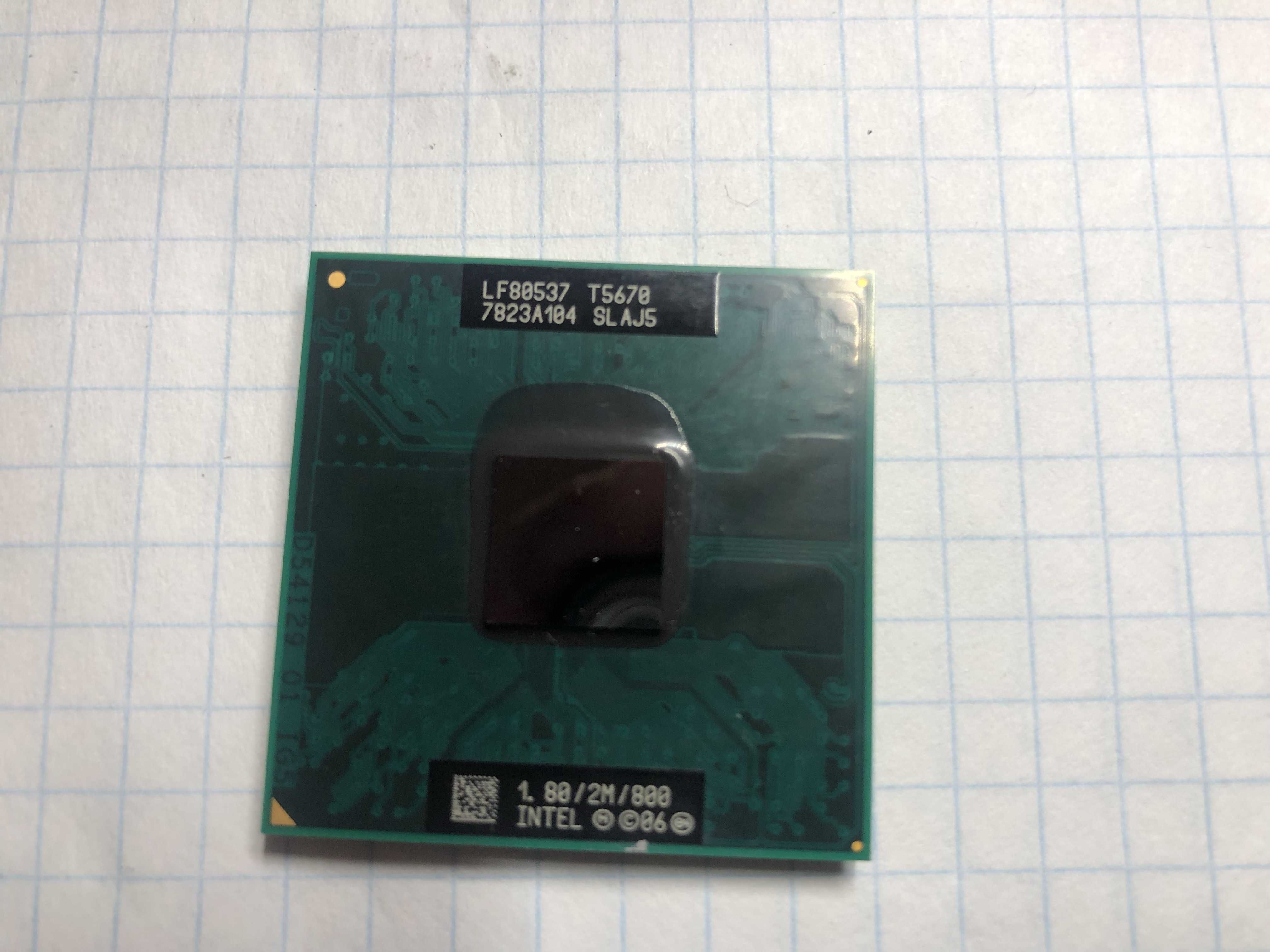 процесори ноутбука intel Core 2 Duo T5670 T7500 A4-4300m I5 2540m