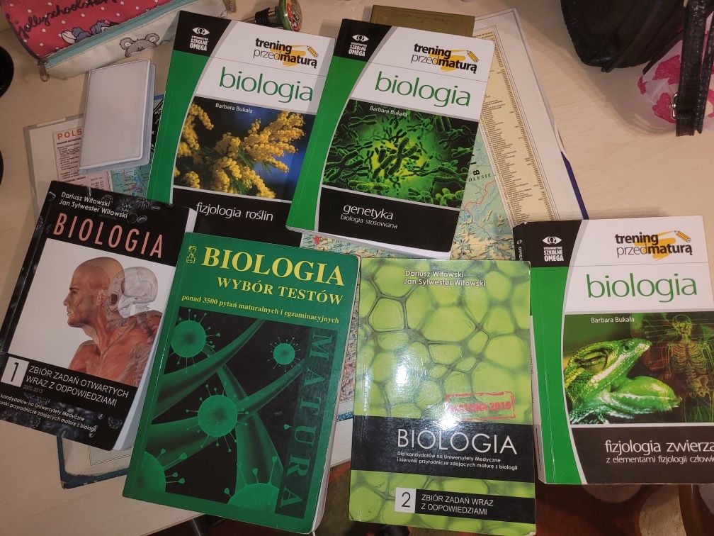 MATURA biologia zestaw repetytoriów oraz zbiory zadań