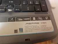 Ноутбук acer 5738zg матрица 15.6 t4300 3gb 250gb блок питания на зап ч