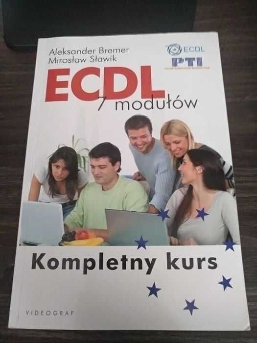 Książka ECDL 7 modułów + gratis 2 książki Nauka informatyki obsługa PC