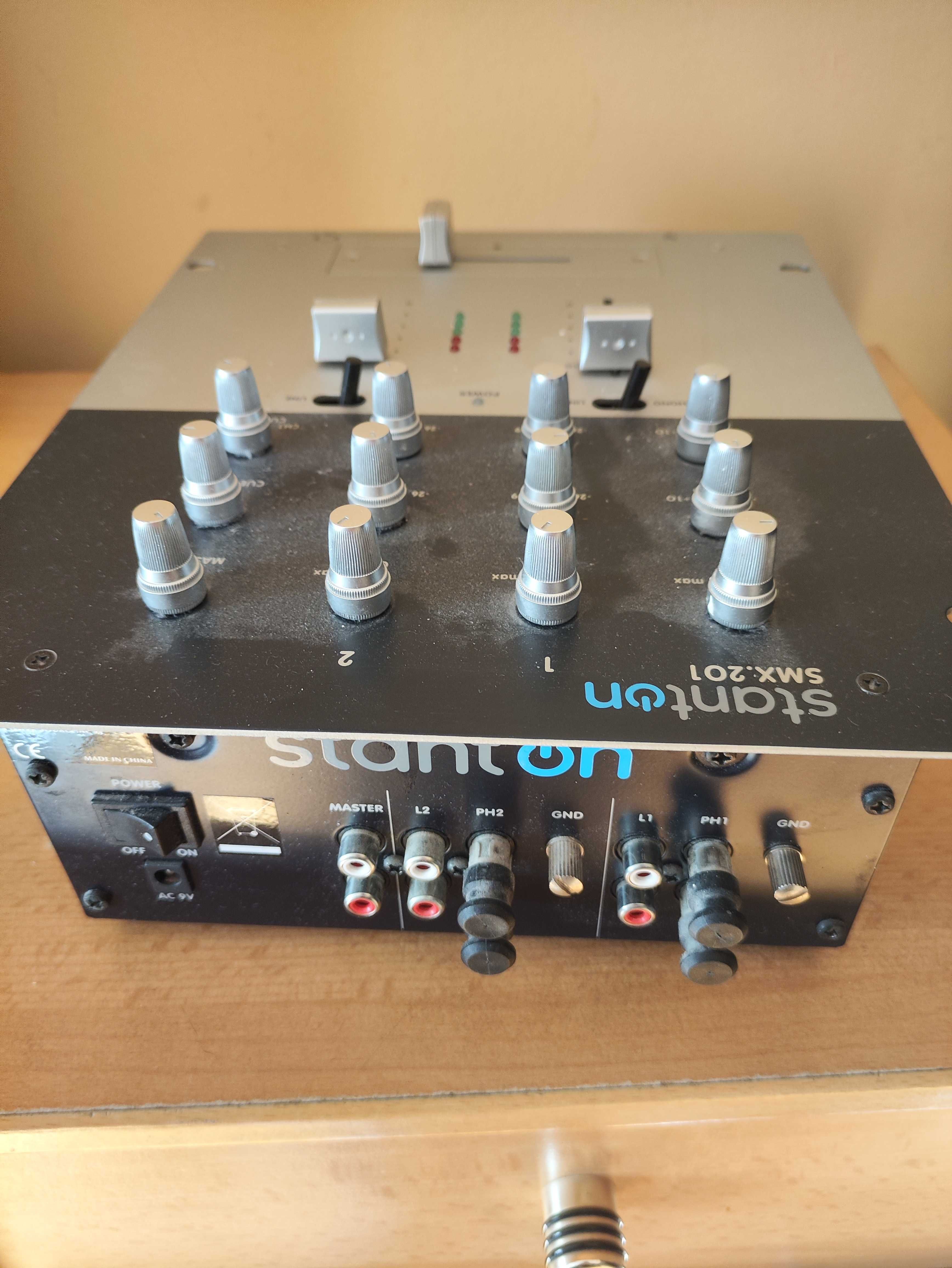 STANTON SMX-201 2-Channel Preamp Pro DJ Mixer