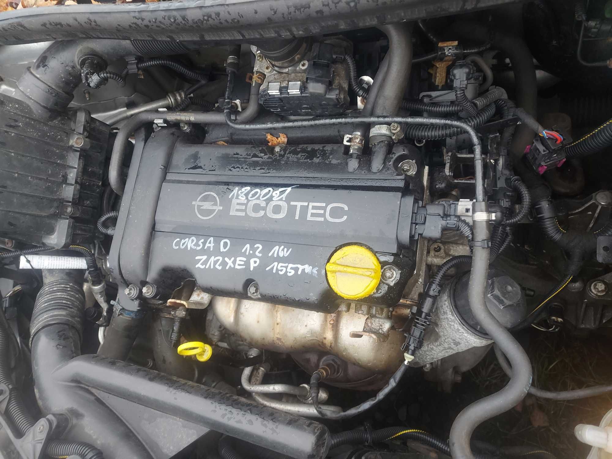 Silnik Opel Corsa D 1,2 16V Z12XEP 155TYS FV dostawa