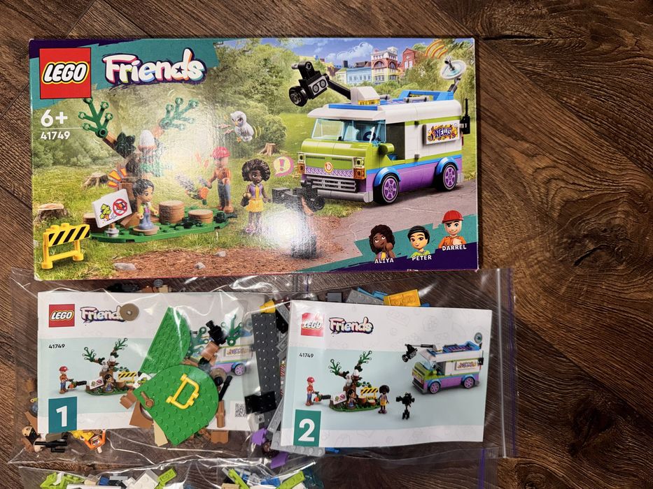 Lego friends 41749 Фургон редакції новин