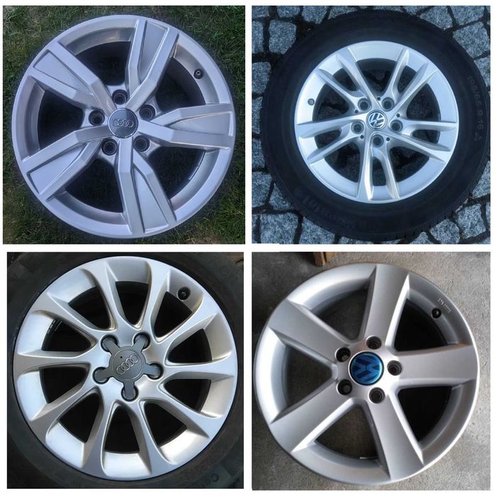 Koła felgi alufelgi 16", 5x112 VW Audi