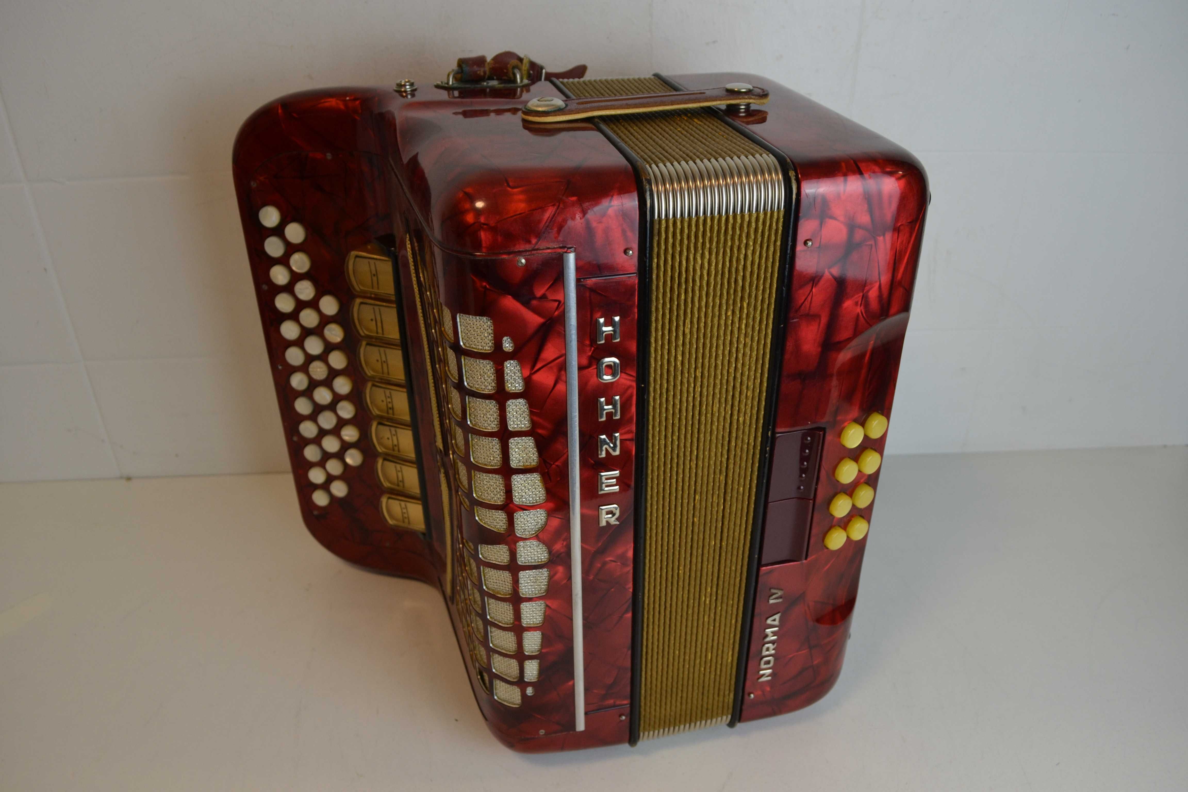 Concertina Hohner Norma IV 4 Voz . Pormoçao