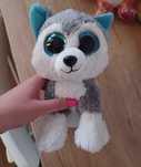 Maskotka pluszak piesek husky Ty