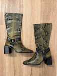 Enrico Antinori exotic python leather size 40,5 boots cowboy kozaki