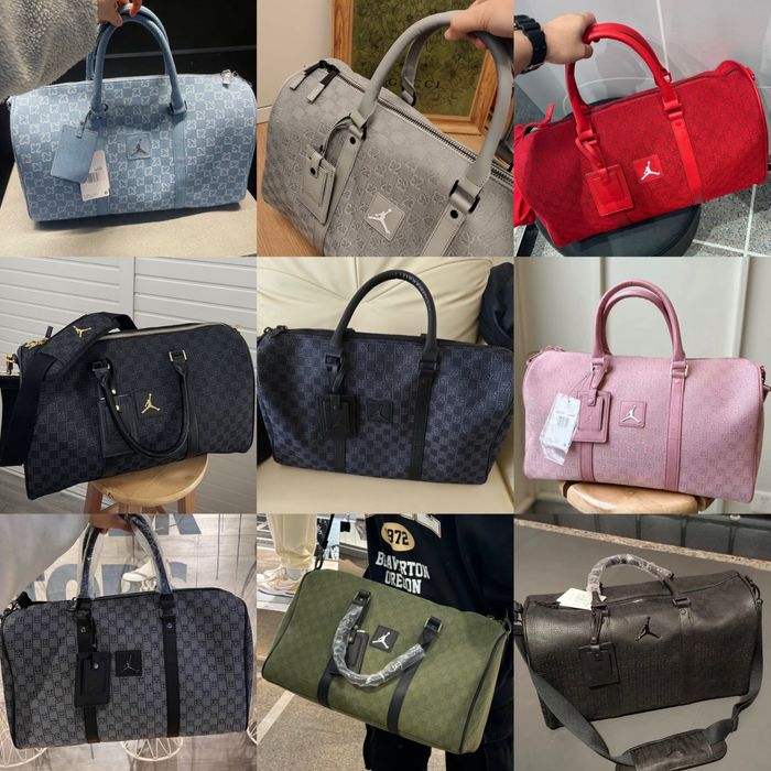 Дорожня сумка Air Jordan Monogram Duufle Bag рожева ОРИГІНАЛ