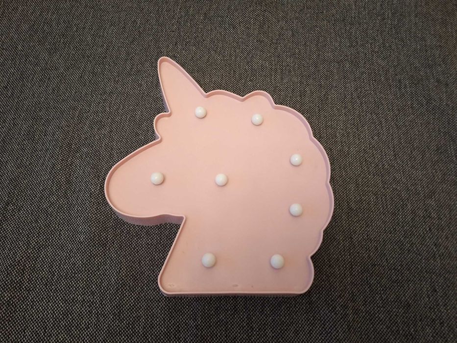 Lampka nocna led jednorożec dziecięca dla dziewczynki