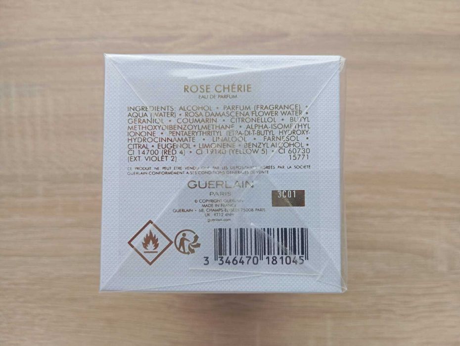 Perfumy damskie Guerlain Paris Rose Cherie - różane nowość 100 ml