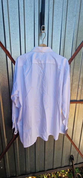 M&P collection Koszula męska biała długi rękaw XXL 45-46