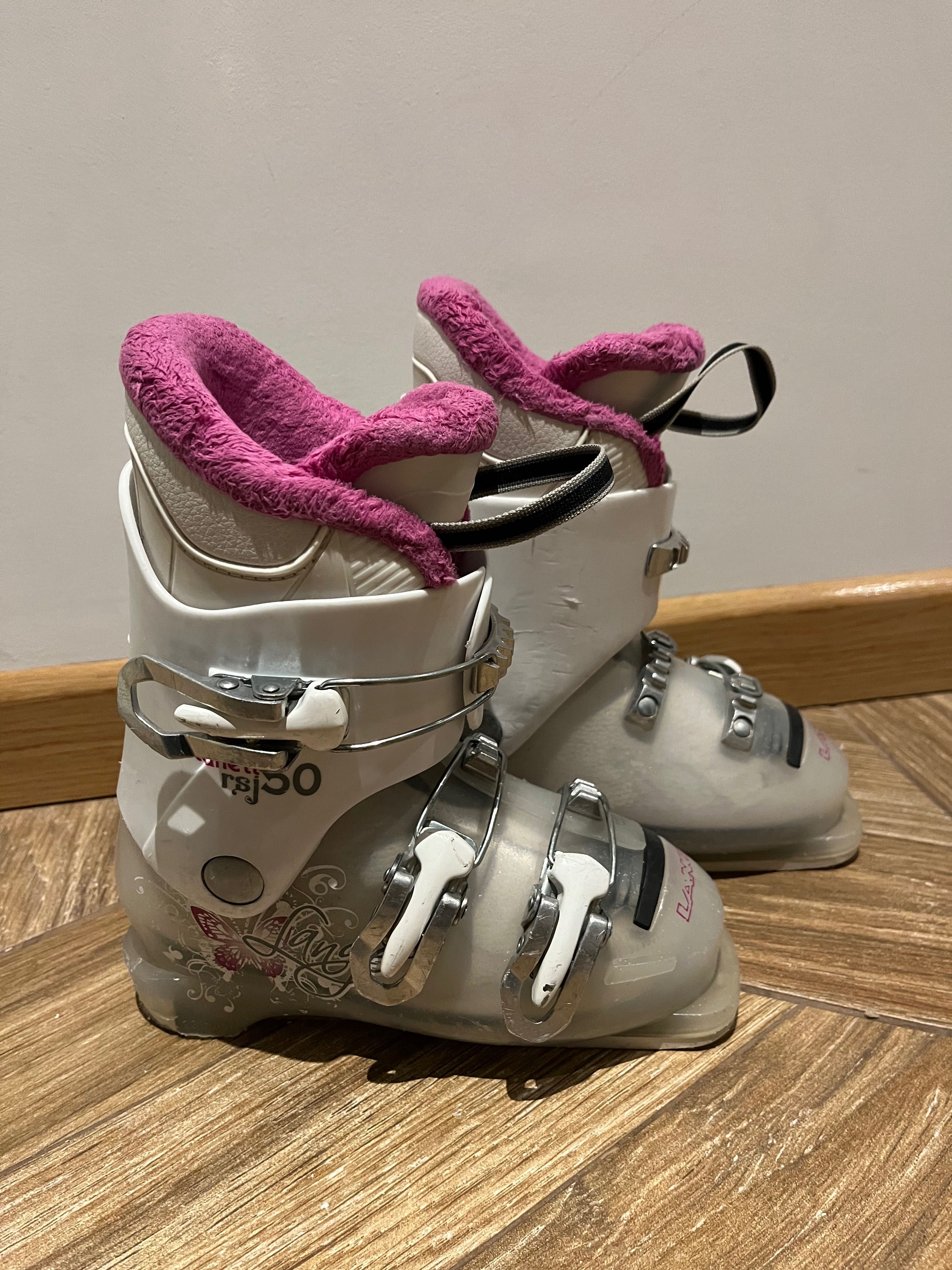 Buty narciarskie dziewczęce Lange, r. 27/28. 17-18,5 cm. 231 mm