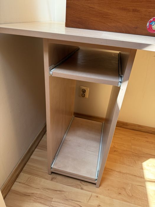 Biurko z szufladami szafkami szerokie duże dlugie 190 cm szerokość